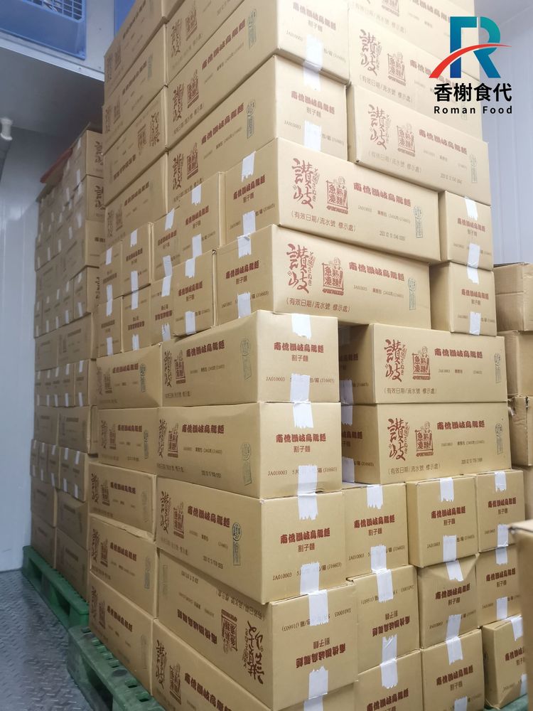 南僑讚岐烏龍麵 外箱堆疊